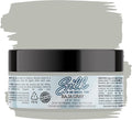Dixie Belle Silk All-in-One Mineral Paint - Baja Gray (4oz) - Light Gray Water Based Built-In Primer + Topcoat for Wood + Metal - Durable Furniture Paint - Low Reflective Finish