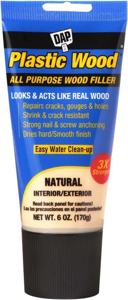 DAP® Plastic Wood Latex Filler, 6 Oz., Natural