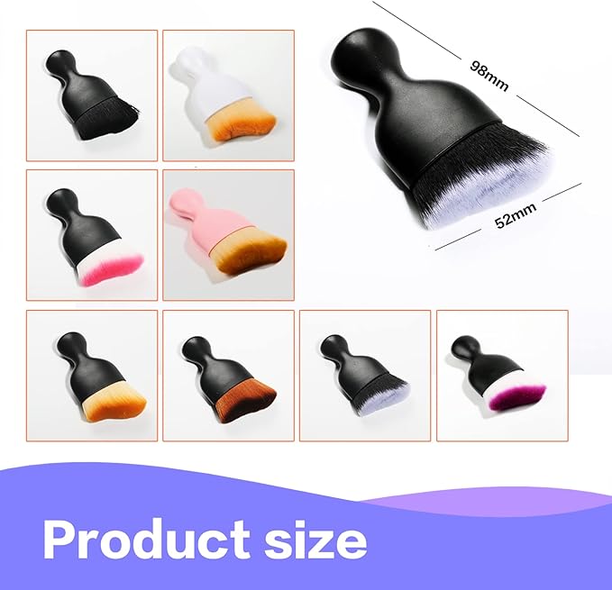 AOCISKA Car Interior Detailing Brush,Soft Bristle Cleaning Brush Car Detailing Brush Dusting Brush,Car Interior Cleaning Tool,Auto Detail Brush Car Dash Duster Brush (Tri-Color)