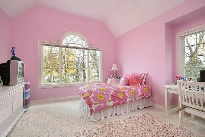 393"x17.7" Pink Peel and Stick Wallpaper Solid Color Contact Paper Self Adhesive Removable Wallpaper for Wall Covering Vinyl Roll