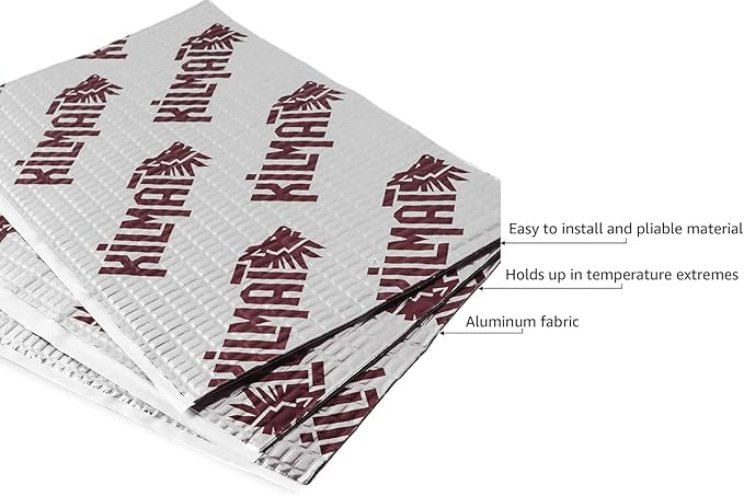 80 mil 10 sqft Car Sound Deadening Mat, Butyl Automotive Sound Deadener, Audio Noise Insulation and dampening