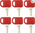 AT195302 6PCS Ignition Keys AR51481 Replacement for Jo-hn Deere Heavy Equipment Loader Backhoe Loader Tractors 1200 210C 310A 310C 410B 550B 700H 1050J 210LJ 250D 460E 410C 710D