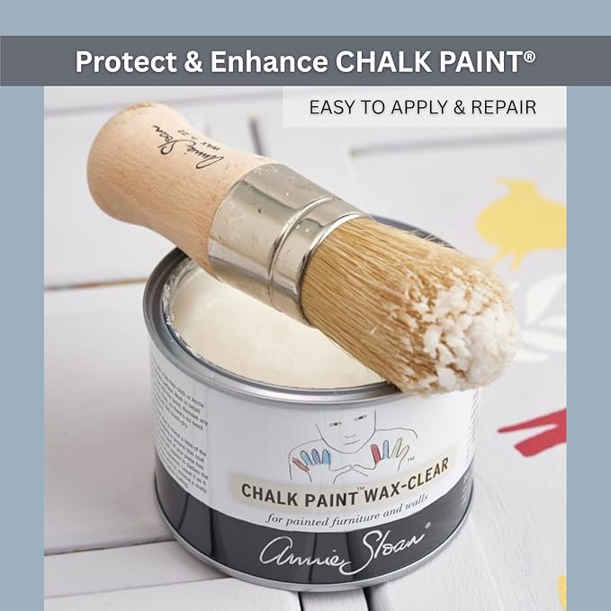 Annie Sloan Clear Chalk Paint® Wax (2.5 Liters) - Protective Furniture Wax for Paintwork | Seals, Softens & Enhances Hand-Painted Finishes