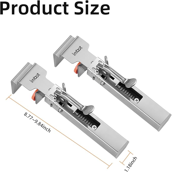 2 Pack Drawer Front Installation Clamps，Quick-Install Drawer Mounting Clips，Cabinet Installation Tool For Woodworking Cabinet Drawer Fronts Clamps, Adjustable Width 21 Mm - 50 Mm, With Batch Corners