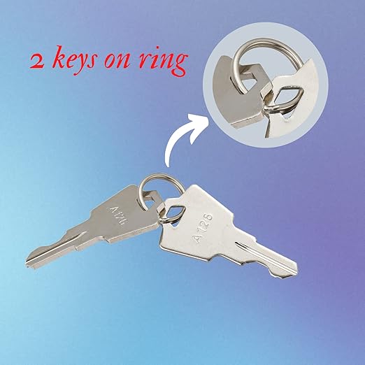 A126 Ignition Keys, 10Pcs A126 Keys Replacement for Linear, Pride, GoGo, Elite, AK-11, MDKP, AKR-1,Pride Mobility Scoote, Compatible ELEDIS Switch Start Key
