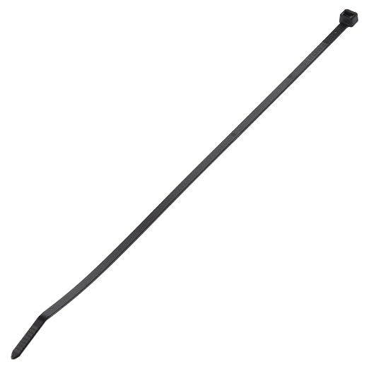 Panduit PLT3S-M100 Cable Tie, Standard, Weather Resistant Polypropylene, 11.5" Length, Black (1,000-Pack)