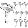Ignition Keys with Key Chain RC101-53630 for Kubota K008 K008-3 KX91-2 KX101 KX121-2 KX151 KX161-2 KX41H R310 R400B R410 R420 R510 R520 KH101 KH151 KH170 KH35H KH41 KH51 (53630)