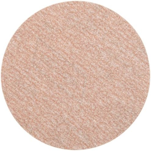 Norton A275 No-Fil Adalox NorGrip Abrasive Disc, Light Weight Paper Backing, Hook-and-Loop, Aluminum Oxide, Waterproof, 3" Diameter, Grit 500 (Pack of 50)
