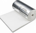 Ceramic Fiber Blanket with Aluminum Foil Facing 2400F, 1"x24"x8'