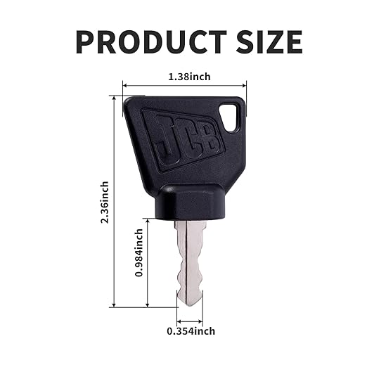 Ignition Keys for JCB Heavy Equipment 5 Packs