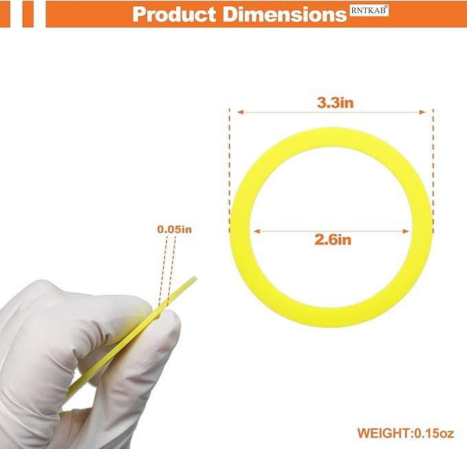 Flush Valve Seal for Kohler, 3 Pack GP1059291 Silicone Replacement for Toilets - Upgraded Seal Kit Compatible with Kohler K-GP1059291 Canister