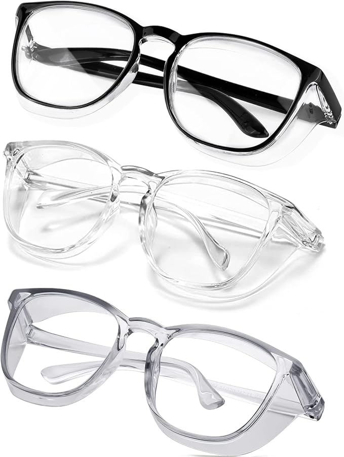 SQIMZAR Safety Glasses Goggles For Women Nurses Protective Eyewear,Anti Fog Safety Goggles