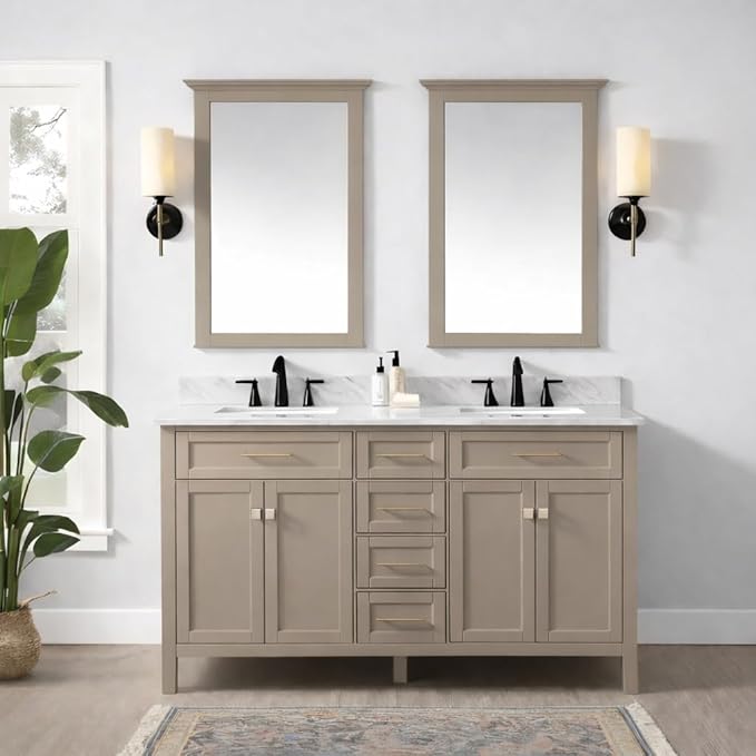 ALL-IN-ONE Paint by Heirloom Traditions, Tapestry (Khaki Brown), 8oz Sample - Durable cabinet and furniture paint. Built in primer and top coat, no sanding needed. Includes our 30 featured color card.
