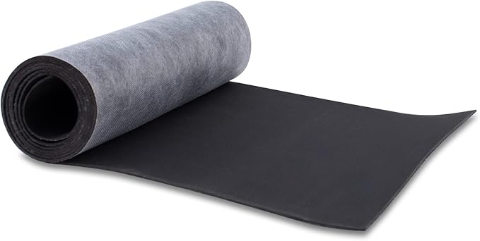 TroyStudio Mass Loaded Vinyl Sound Proof Barrier, 1 lb/sqft, 1 x 8 Feet MLV Insulation Sheet, Anti Vibration Deadening Soundproofing Material