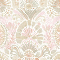 Tempaper Pink Bohemia Damask Removable Peel and Stick Boho Wallpaper, 20.5 in X 9 ft, Made in the USA