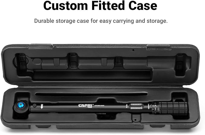 The Capri Tools 3/8 in. Drive Mini Torque Wrench, 100-500 in. lbs.