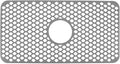 Kitchen Sink Mat 28 x 15in Silicone Sink Mat Non Slip Sink Protector for Farmhouse Kitchen Grey