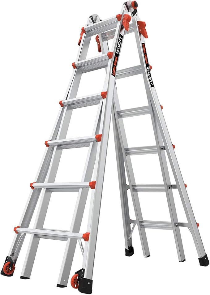 Little Giant Ladders Velocity (15426-001) Multi-Position Ladder Bundle with Wing Span/Wall Standoff Accessory