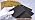 1 Pcs 100 Grit Sandpaper 9 x 11 Inch Sand Paper Alumina Gold