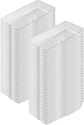 Bates- Paint Tray Liner, 4 Inch, 60 Pack, Clear, Plastic Disposable Paint Tray for Painting Walls