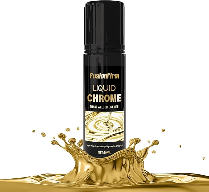 Liquid Leaf Paint - Alcohol-Based Airbrush Paint - High Gloss Finish Gold 2 Fl Oz