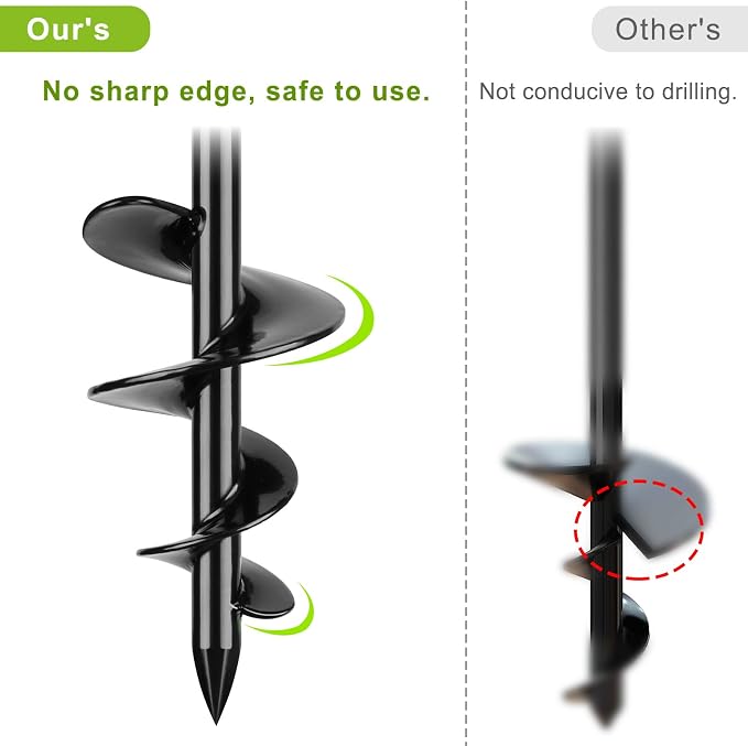 SELEWARE Dog Tie Out Stake 360° Swivel Dog Anchor Outdoor Dog Ground Anchor | 15" Long Anti-Rust Heavy Duty Dog Stake for Large Dogs up to 220 lbs, Easy Install with Twist Rod for Yard, Camping Outside