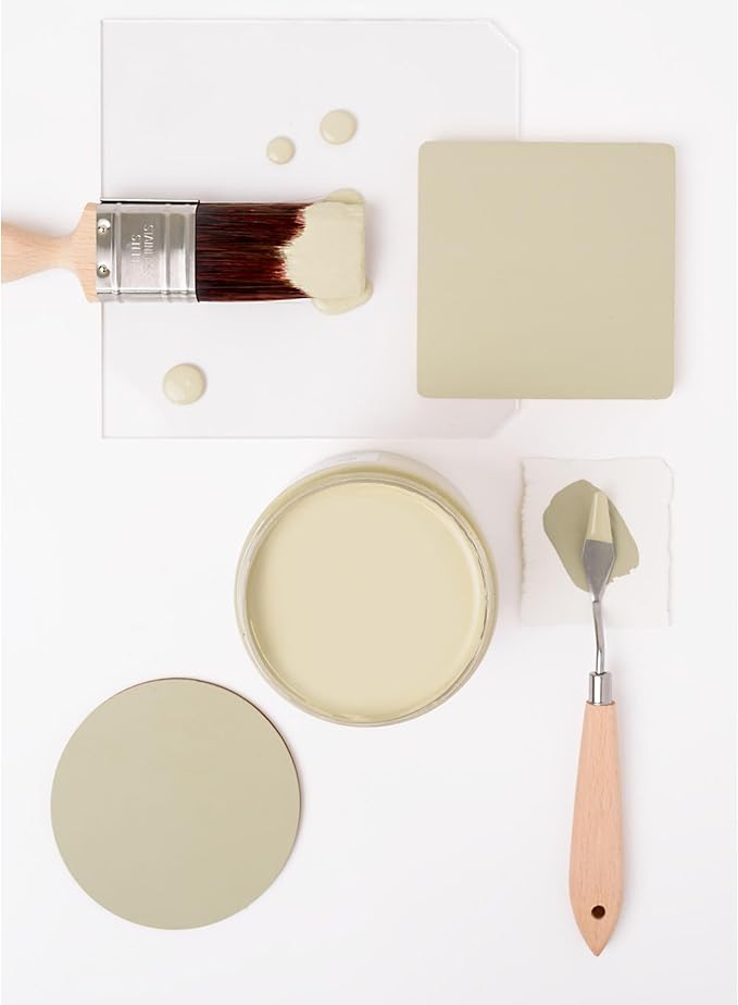 Dixie Belle Silk All-in-One Mineral Paint | Wicklow Glen (4oz) | Muted Sage Green All-in-One Water Based Primer + Topcoat | Durable Furniture Paint | Low Reflective Finish