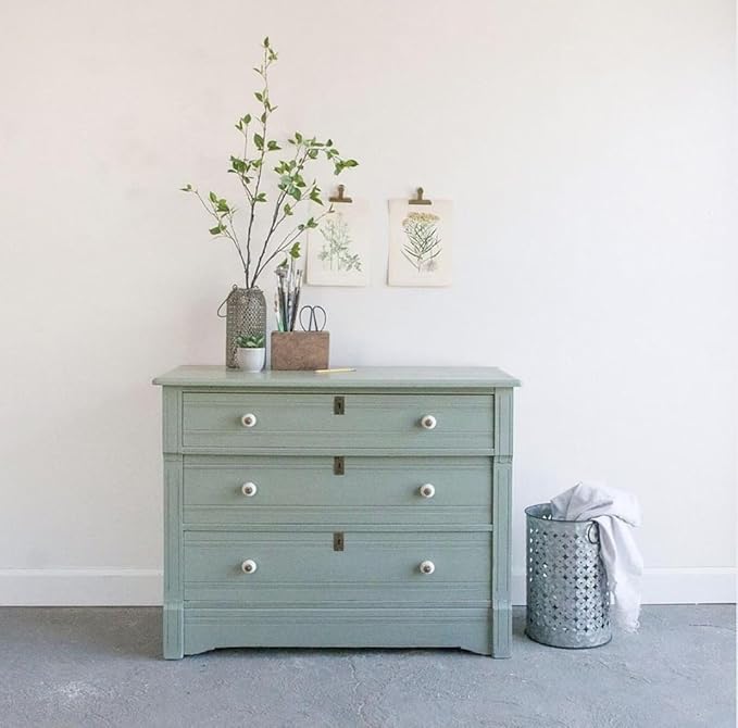 Annie Sloan Chalk Paint® (1 Litre/33.8 Fl Oz, Duck Egg Blue) a unique decorative paint for furniture, cabinets and home décor with no sanding or priming
