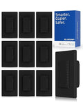 ELEGRP Single Pole Smart Dimmer Light Switch DPR10, 2.4GHz Wi-Fi Dimmer Switch Compatible with Alexa and Google Assistant, Needs Neutral Wire, No Hub Required, UL Listed, Matte Black, 10 Pack