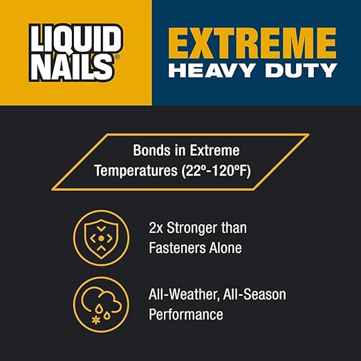 Liquid Nails - 414607 LN-907 Extreme Heavy Duty Construction Adhesive (LN-907) 10 oz
