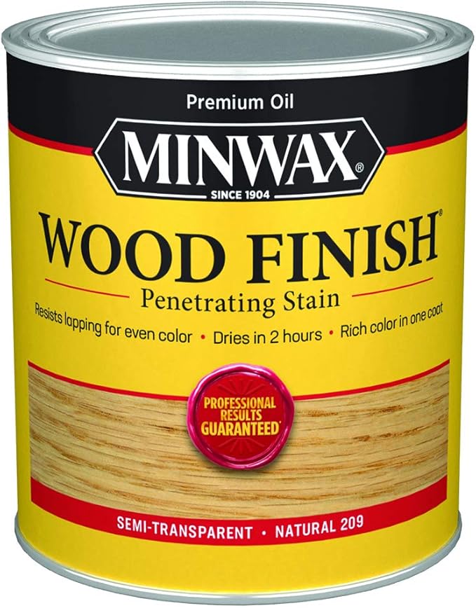 Minwax 70000444 Wood Finish, Natural, 1 Quart