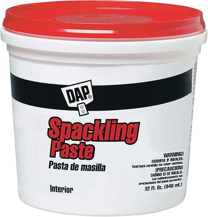 DAP Spackling Paste, White, 32 Oz (7079810204)
