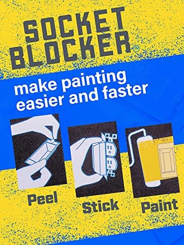 The Smarter Outlet Cover for Drywall & Painting – Better Than Tape for Remodeling & DIY Projects 60-Pack