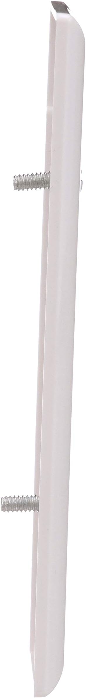 Eaton STE1W Polycarbonate 1-Gang Toggle Sectional Mid Size End Wall Plate, White