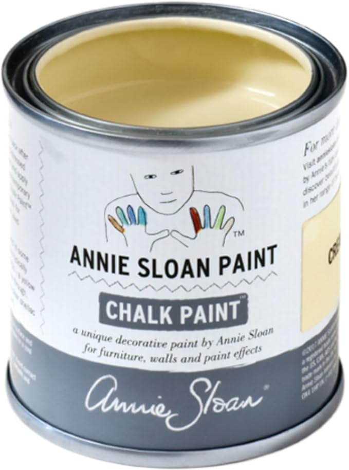 Annie Sloan Chalk Paint® (Cream, 120 ml/4.06 Fl Oz) a unique decorative paint for furniture, cabinets and home décor with no sanding or priming
