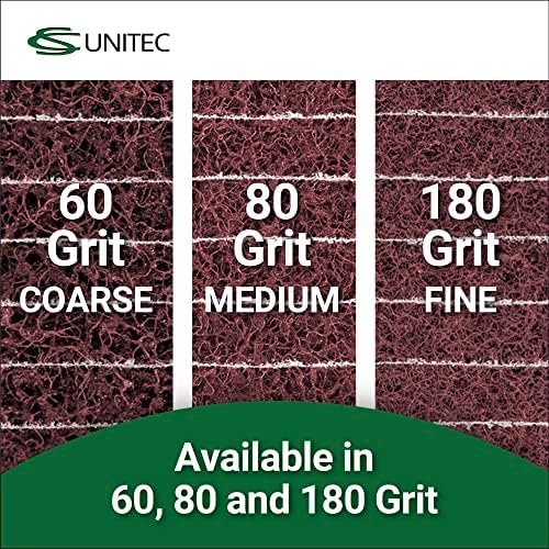 C.S. Unitec PTX Interleaf Combi Wheel | 180 Grit Metal & Wood Buffer Polisher Machine Attachment for Grinder Tool | 4" Diameter x 6" Wide (47323)