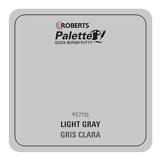 ROBERTS Palette Quick-Repair Putty for Wood, Laminate & Vinyl - Light Gray