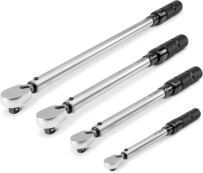 TEKTON 1/4, 3/8, 1/2 Inch Drive Micrometer Torque Wrench Set | TRQ95903