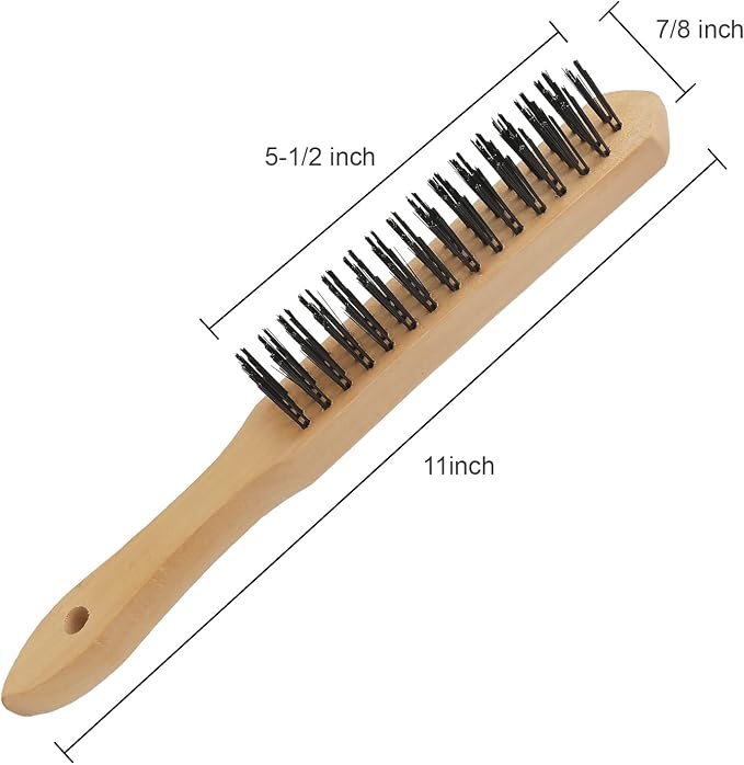VASTOOLS Welding Chipping Hammer with Coil Spring Handle,10.5",Cone and Vertical Chisel,11" Wire Brush
