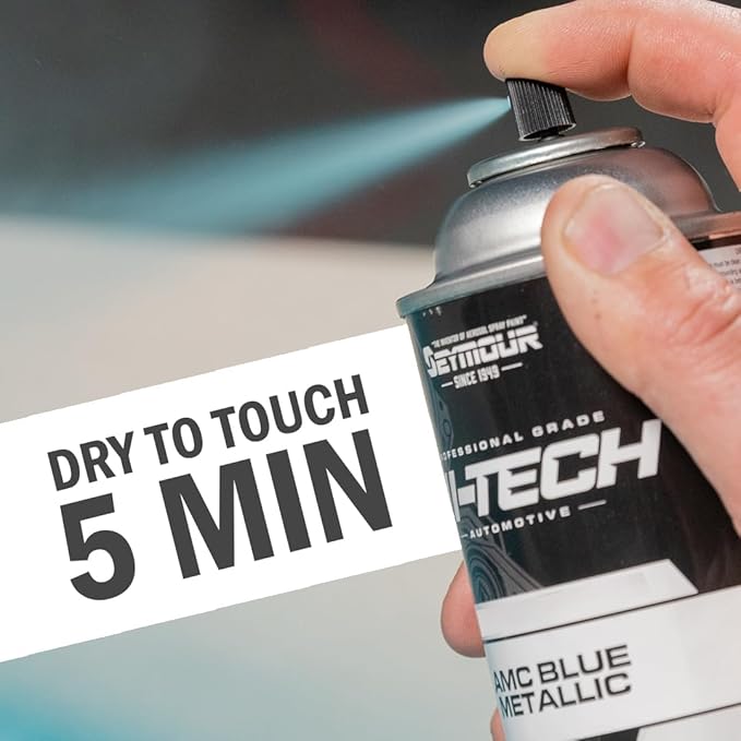 Seymour Paint 16-127 Hi-Tech Enamels Spray Paint, Gloss Blue