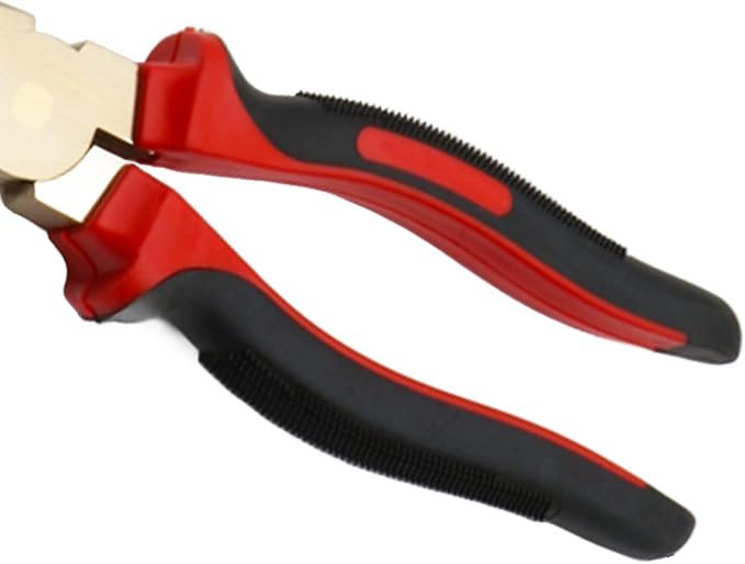 TMAX Non Sparking Combination Pliers 200mm (7-7/8") L, Aluminum Bronze | Spark Free Safety, Non-Magnetic And Corrosion-Resistant | Safety Tool For Flammable Hazardous Environment
