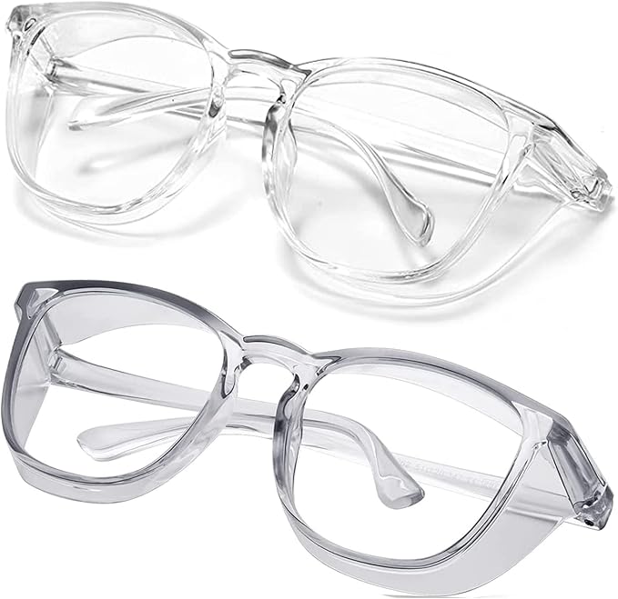 SQIMZAR Safety Glasses Goggles For Women Nurses Protective Eyewear,Anti Fog Safety Goggles