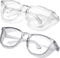 SQIMZAR Safety Glasses Goggles For Women Nurses Protective Eyewear,Anti Fog Safety Goggles
