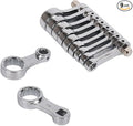 9-Piece Torque Adapter Set - 12-Point Box End Torque Adapter Extension Set - 3/8-Inch Drive for Hard to Reach Places - Includes 3/8", 7/16", 1/2", 9/16", 5/8", 11/16", 3/4", 13/16", 7/8"