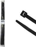 Kable Kontrol Heavy Duty Cable Zip Ties 50 Pcs 48 Inch Black, 175 Lbs Tensile Strength, Self-locking UV Resistant Plastic Nylon Wire Ties, for Indoor or Outdoor Use