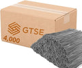 GTSE 14 Inch Silver/Gray Zip Ties, 4,000 Bulk Contractors Pack, 120lb Strength, UV Resistant Long Nylon Grey Cable Ties, Self-Locking 14" Tie Wraps, Full Carton