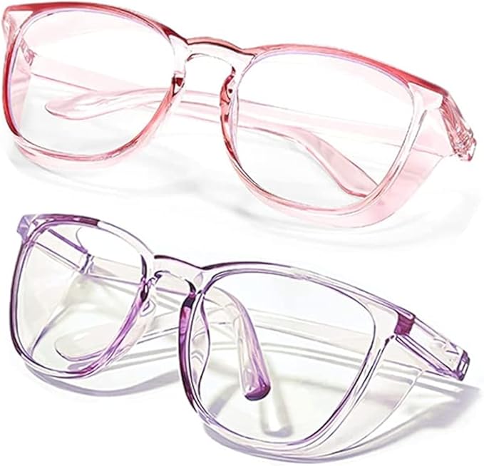 SQIMZAR Safety Glasses Goggles For Women Nurses Protective Eyewear,Anti Fog Safety Goggles