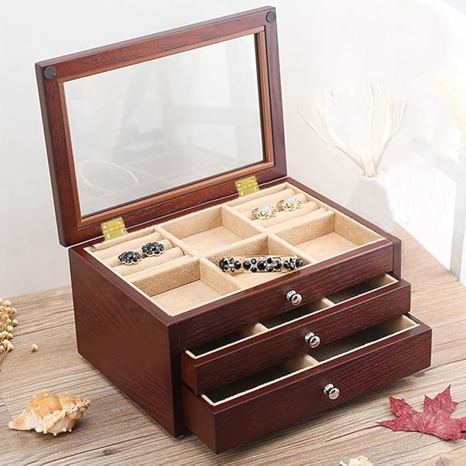 10PCS Butt Hinges 1 Inch Mini Solid Brass Hinges with Screws for Cabinet Drawer Doors Wooden Jewelry Box
