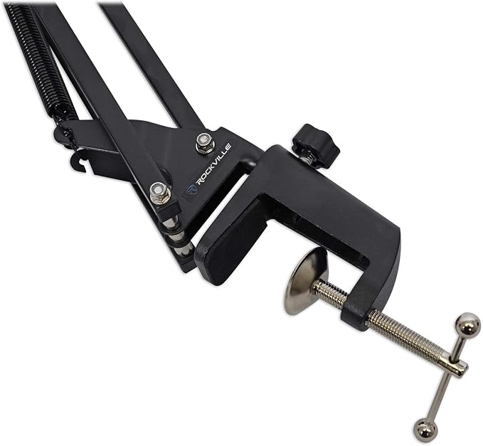 Rockville DMS40 40" Adjustable Mic Boom Arm with iStand 22 Tablet Holder