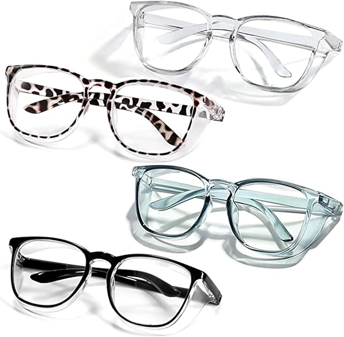 SQIMZAR Safety Glasses Goggles For Women Nurses Protective Eyewear,Anti Fog Safety Goggles